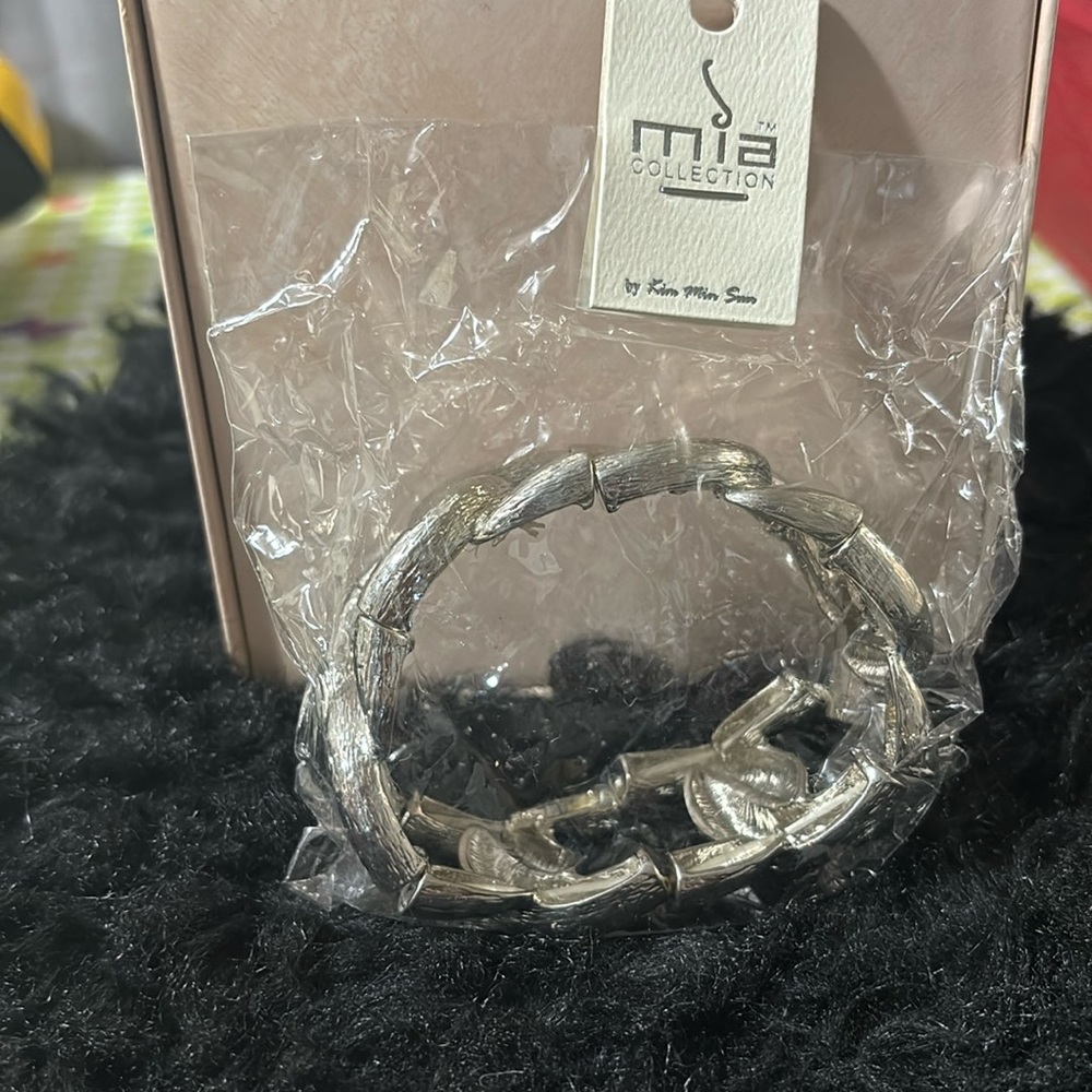 Mia collection BN  chain silver thick bracelet